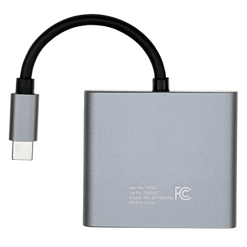 Additional Image 1 - a grey rectangular device with a black cord