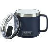 Additional Thumbnail Image 2 - a blue and silver mug with a lid