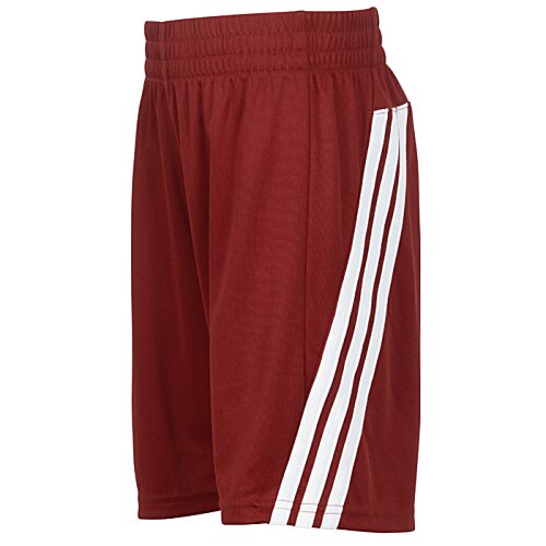 Additional Image 2 - a red and white shorts with white stripes
