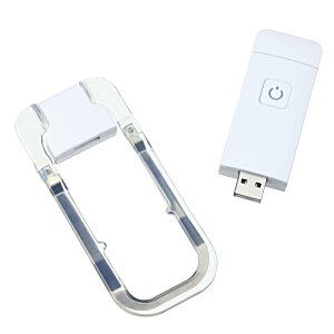 Additional Image 5 - a white usb flash drive