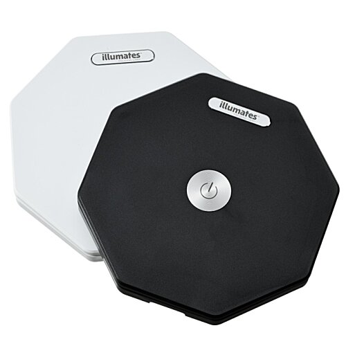 Additional Image 7 - a black and white hexagon shaped discs