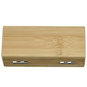 Additional Image 3 - a wooden box with metal handles