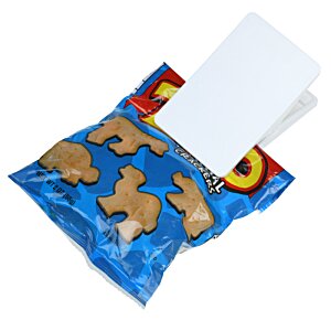 Additional Image 3 - a blue bag with brown crackers