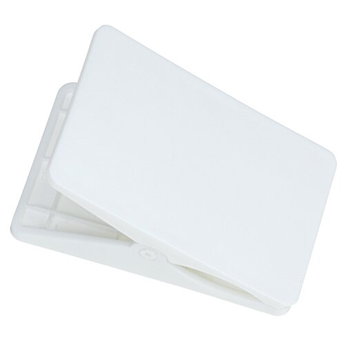 Additional Image 1 - a white card clip