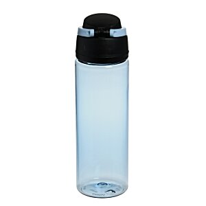 Additional Image 2 - a plastic water bottle with a black cap