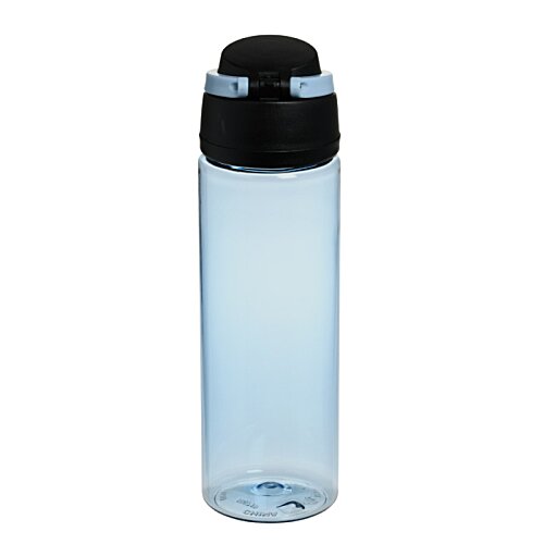 Additional Image 2 - a plastic water bottle with a black cap