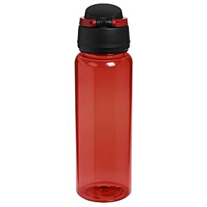 Additional Image 3 - a red plastic bottle with a black cap