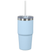 Additional Thumbnail Image 2 - a blue tumbler with a straw