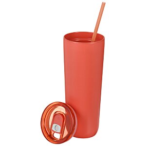 Additional Image 3 - a red cup with a straw