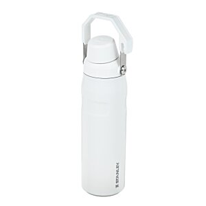 Additional Image 2 - a white water bottle with a white cap