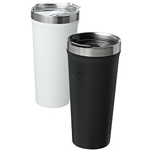 Additional Image 1 - a couple of black and white tumblers