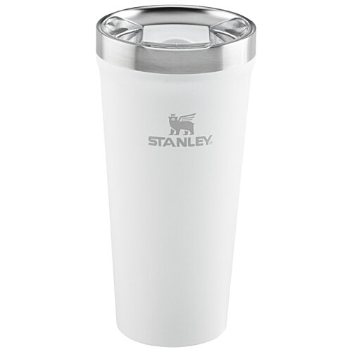 Additional Image 3 - a white and silver tumbler