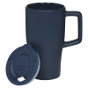 Additional Thumbnail Image 2 - a black coffee cup with a lid