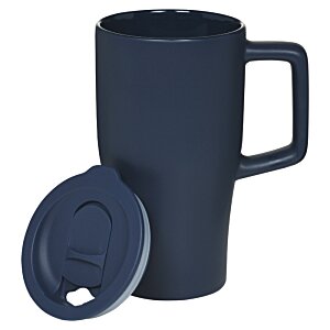Additional Image 2 - a black coffee cup with a lid