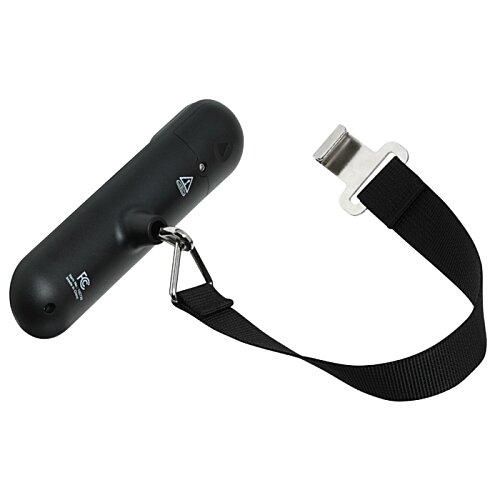 Additional Image 1 - a black strap with a white button