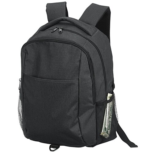 Additional Image 2 - a black backpack with straps