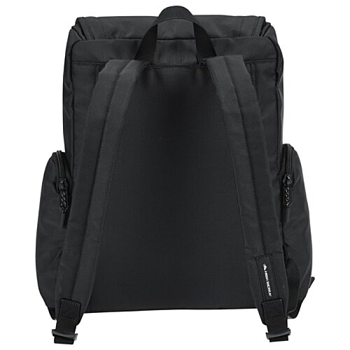 Additional Image 4 - a black backpack with wheels