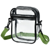 Additional Thumbnail Image 2 - a clear bag with green straps