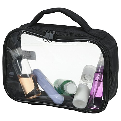 Additional Image 2 - a black bag with a clear bag inside