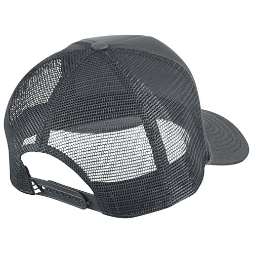 Additional Image 1 - a black hat with a mesh back
