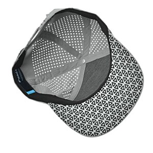 Additional Image 2 - a grey and black hat