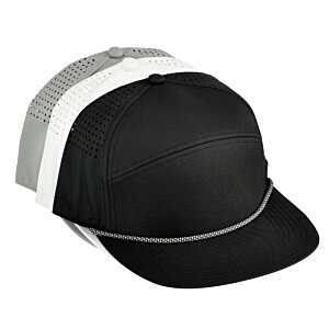 Additional Image 4 - a black and white baseball cap