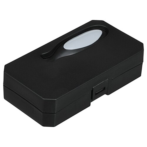 Additional Image 1 - a black plastic box with a white handle