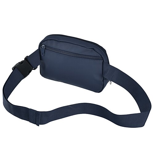 Additional Image 1 - a black belt bag with a strap