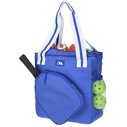 Additional Image 2 - a blue bag with tennis racket and balls