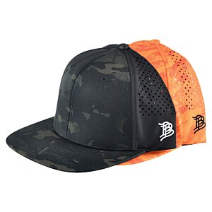 Additional Image 3 - a black and orange hat