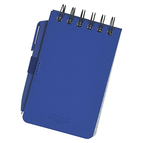 Additional Image 2 - a blue notebook with a pen
