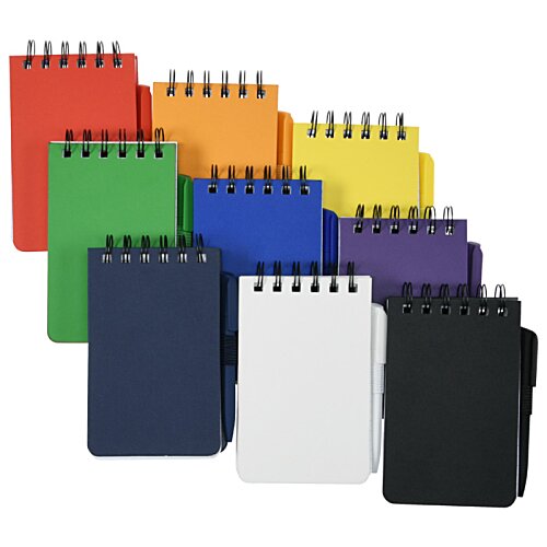 Additional Image 3 - a group of notebooks with spiral bound