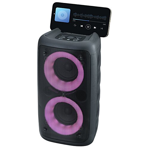 Additional Image 7 - a black and pink speaker