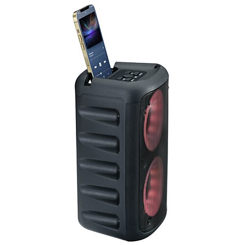Additional Image 8 - a black speaker with a phone in it
