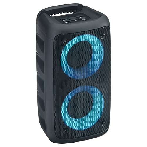 Additional Image 4 - a black and blue speaker