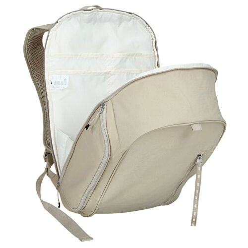 Additional Image 3 - a white baby backpack with a zipper