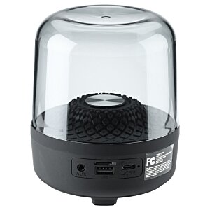 Additional Image 1 - a black and clear speaker