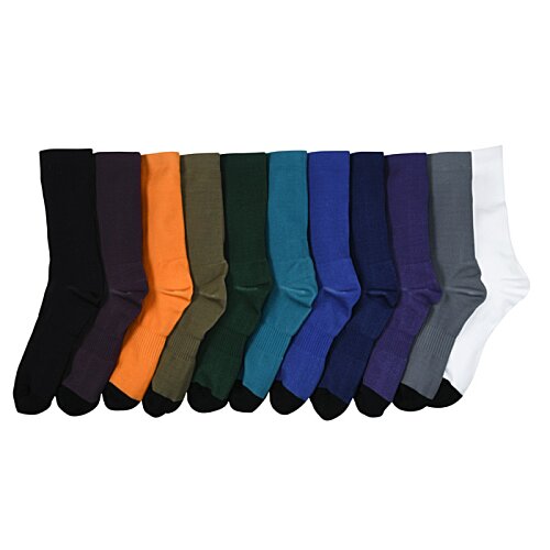 Additional Image 1 - a row of socks in different colors