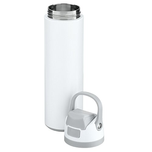 Additional Image 3 - a white and silver thermos