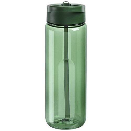 Additional Image 1 - a green water bottle with a black lid