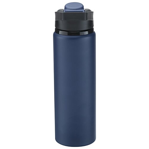 Additional Image 1 - a blue bottle with a black cap