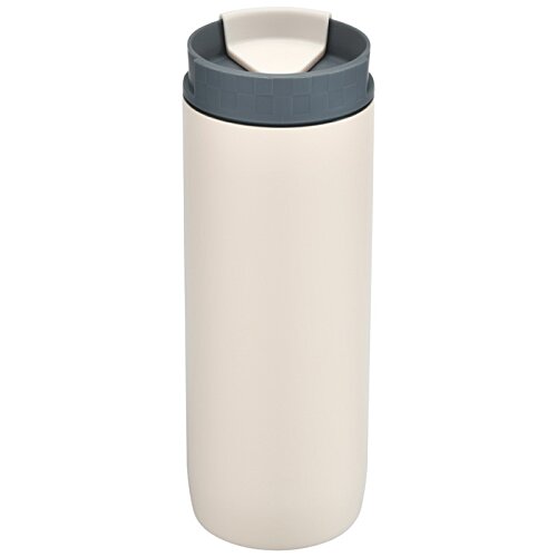 Additional Image 2 - a white and grey tumbler