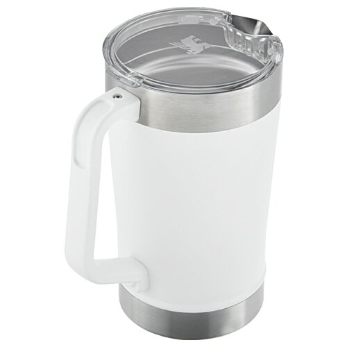 Additional Image 3 - a white and silver mug