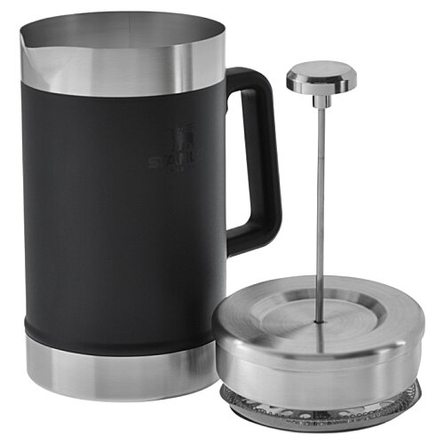 Additional Image 3 - a black and silver coffee mug