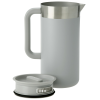 Additional Thumbnail Image 2 - a white and silver coffee pot