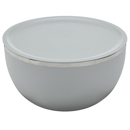 Additional Image 1 - a white bowl with a white rim