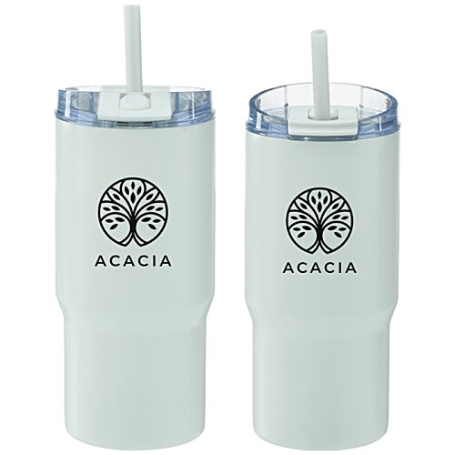 Additional Image 1 - two white cups with straws