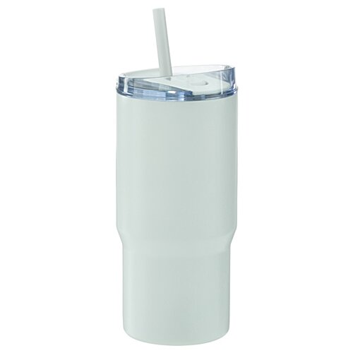 Additional Image 2 - a white cup with a straw