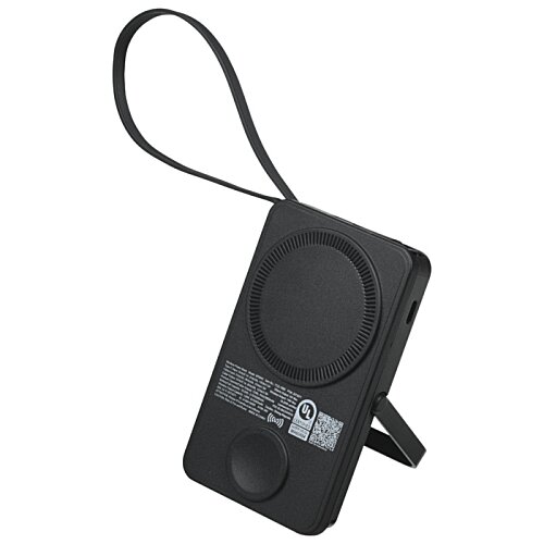 Additional Image 7 - a black speaker with a strap