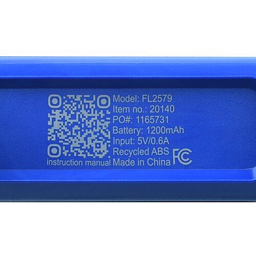 Additional Image 13 - a blue rectangular object with white text